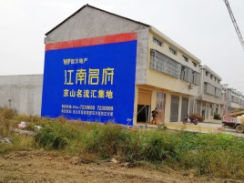 上蔡农村墙体广告在不同形式上面展现的不同特色