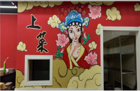 上蔡墙体彩绘的发展和应用