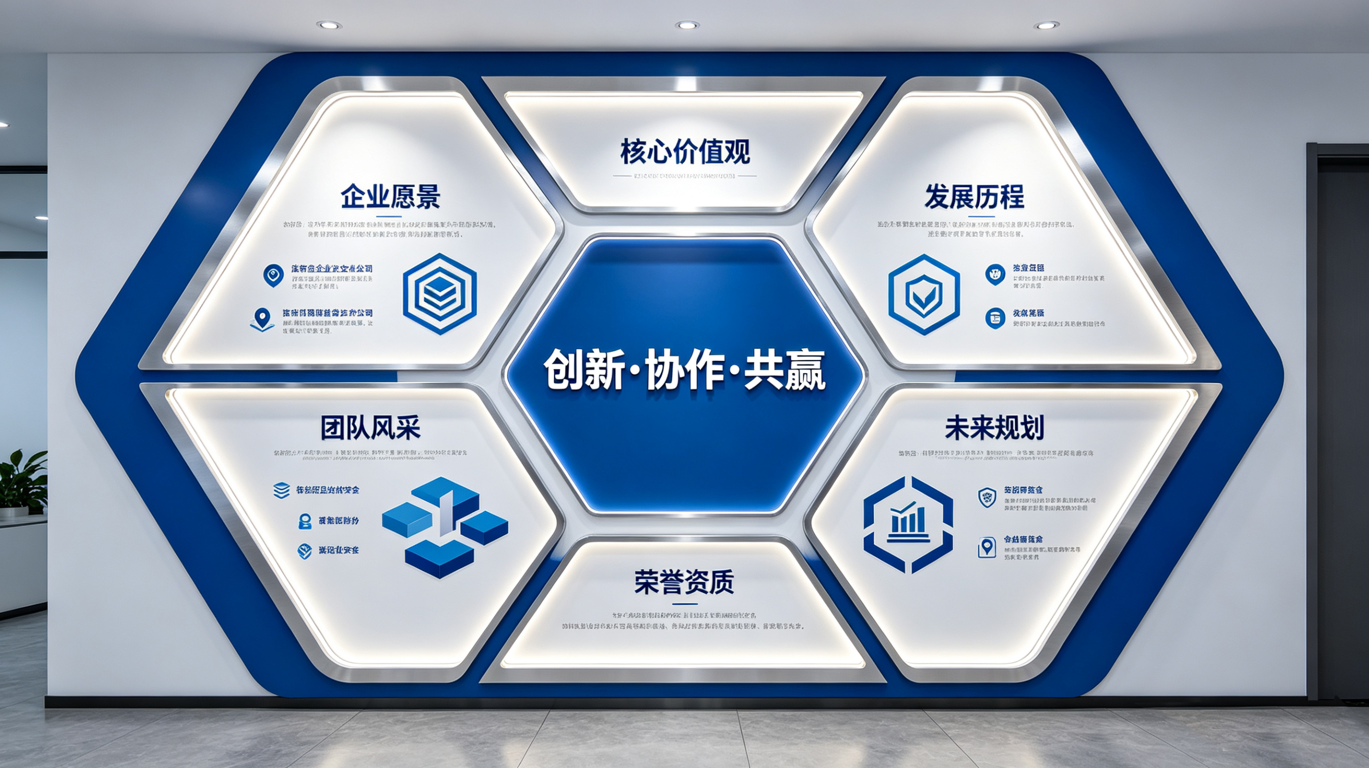 上蔡企业文化墙六边形避坑指南（新手常犯5个错误）